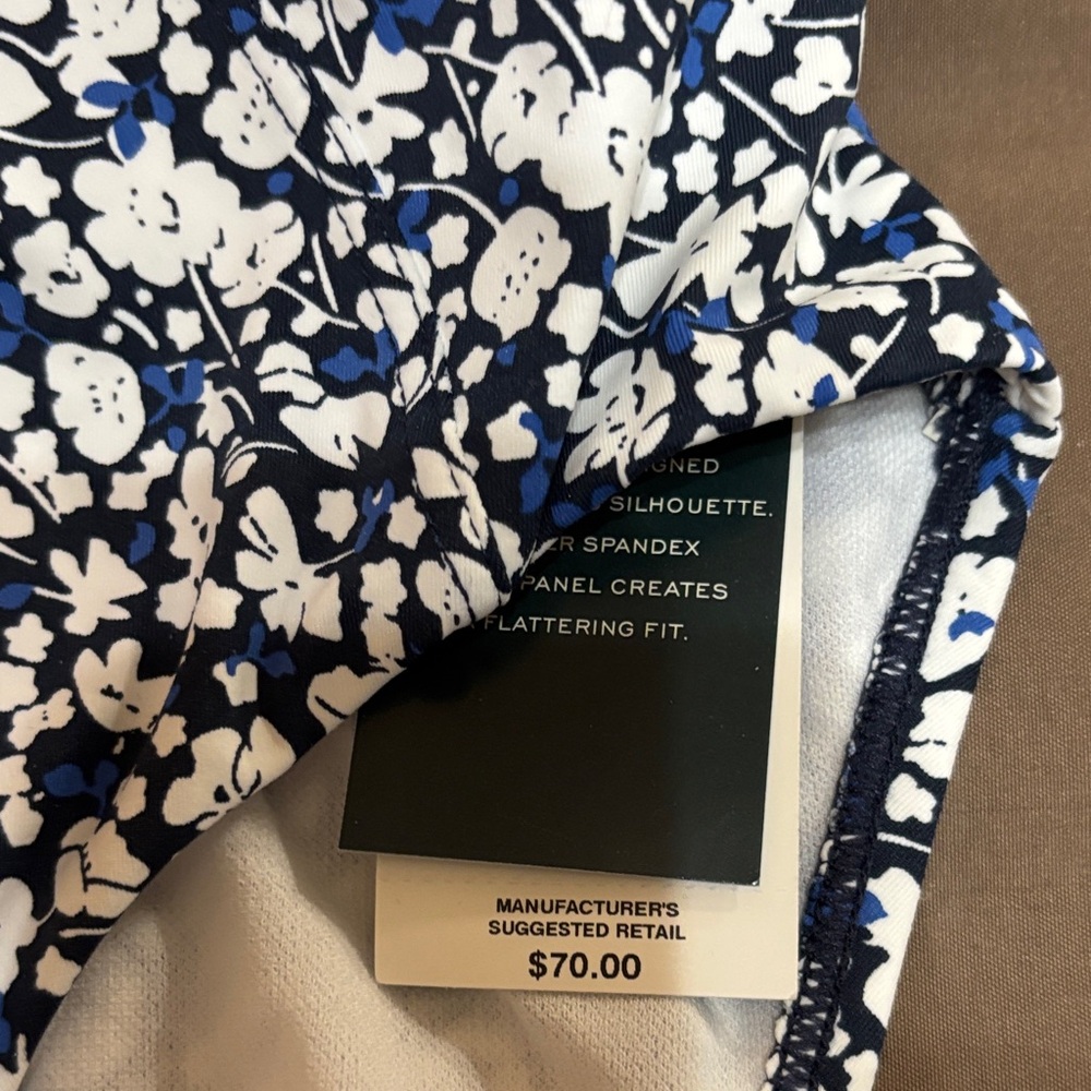 Ralph Lauren Blue and White Floral Bikini - Picture 4 of 5